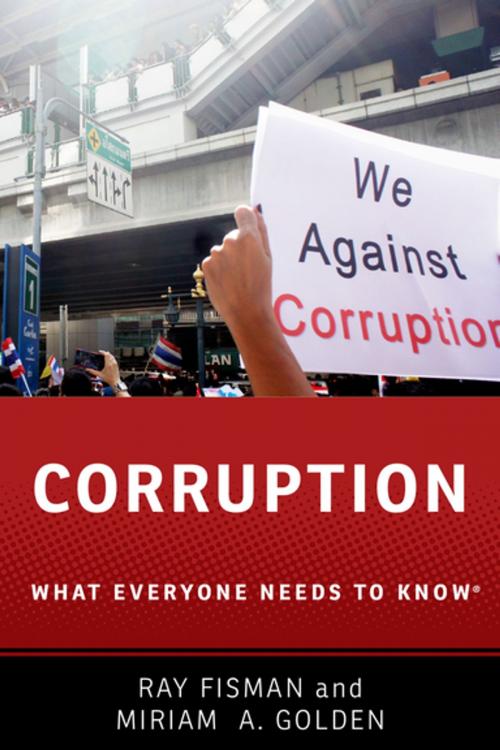 Cover of the book Corruption by Ray Fisman, Miriam A. Golden, Oxford University Press