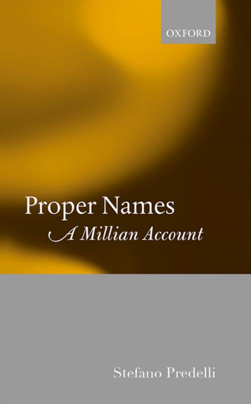 Cover of the book Proper Names by Stefano Predelli, OUP Oxford