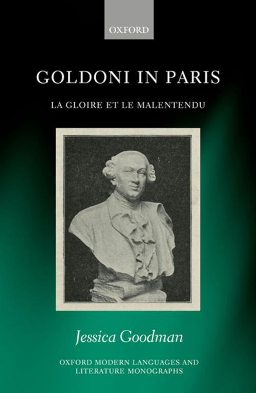 Cover of the book Goldoni in Paris by Jessica Goodman, OUP Oxford