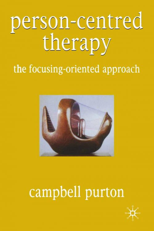 Cover of the book Person-Centred Therapy by Campbell Purton, Macmillan Education UK