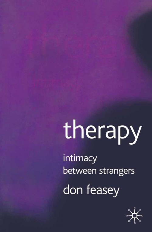 Cover of the book Therapy by Don Feasey, Macmillan Education UK