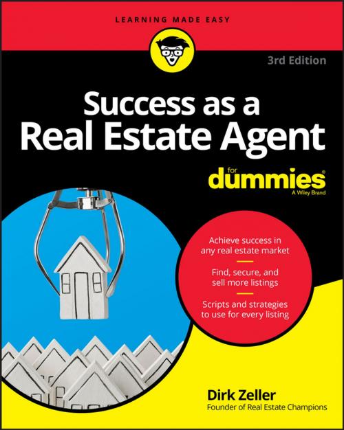 Cover of the book Success as a Real Estate Agent For Dummies by Dirk Zeller, Wiley