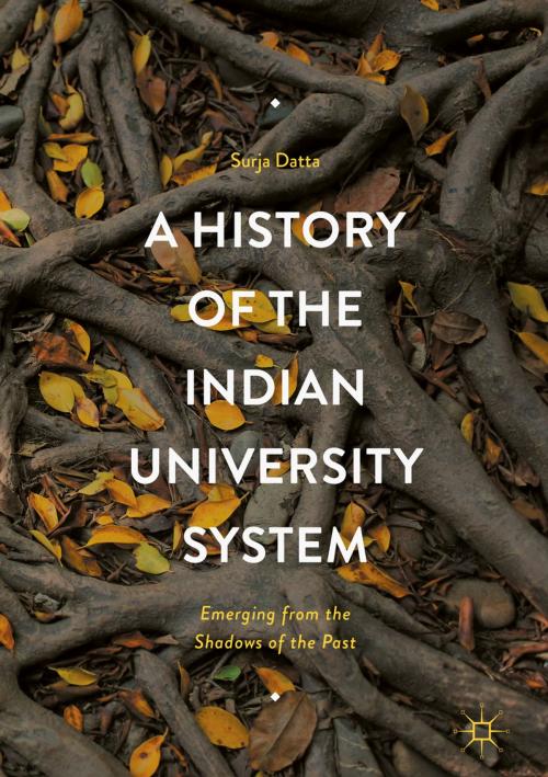 Cover of the book A History of the Indian University System by Surja Datta, Palgrave Macmillan UK