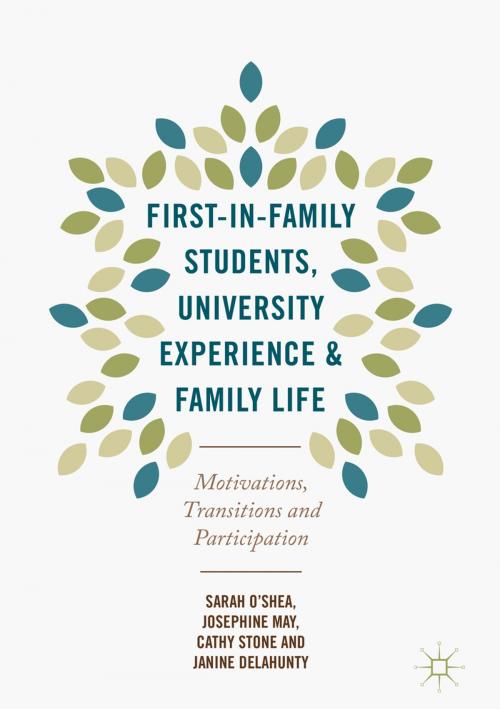 Cover of the book First-in-Family Students, University Experience and Family Life by Sarah O'Shea, Josephine May, Cathy Stone, Janine Delahunty, Palgrave Macmillan UK