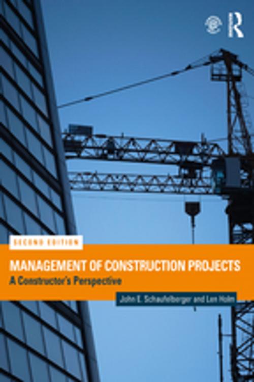Cover of the book Management of Construction Projects by John E. Schaufelberger, Len Holm, CRC Press