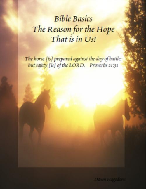Cover of the book Bible Basics - The Reason for the Hope That Is In Us! by Dawn Hagedorn, Lulu.com