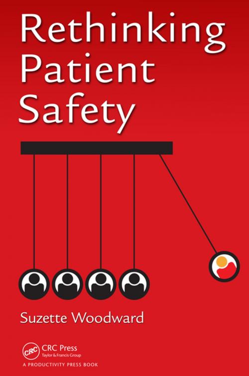 Cover of the book Rethinking Patient Safety by Suzette Woodward, Taylor and Francis