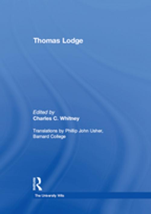 Cover of the book Thomas Lodge by , Taylor and Francis