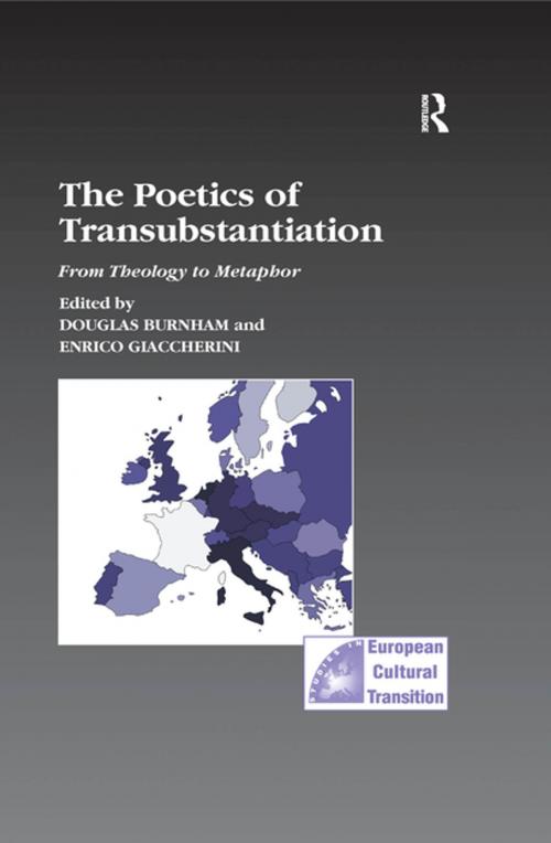 Cover of the book The Poetics of Transubstantiation by Douglas Burnham, Taylor and Francis