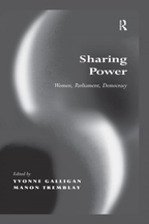 Cover of the book Sharing Power by Manon Tremblay, Taylor and Francis