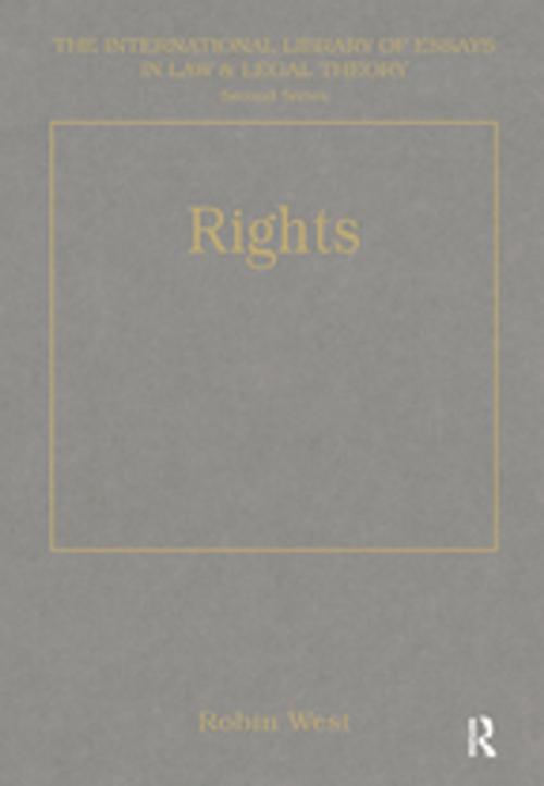 Cover of the book Rights by , Taylor and Francis