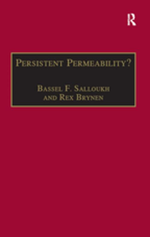 Cover of the book Persistent Permeability? by Bassel F. Salloukh, Taylor and Francis