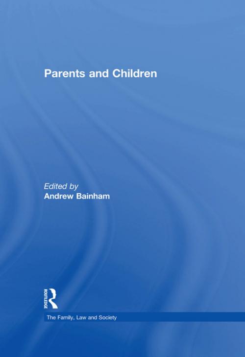 Cover of the book Parents and Children by , Taylor and Francis