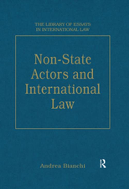 Cover of the book Non-State Actors and International Law by , Taylor and Francis