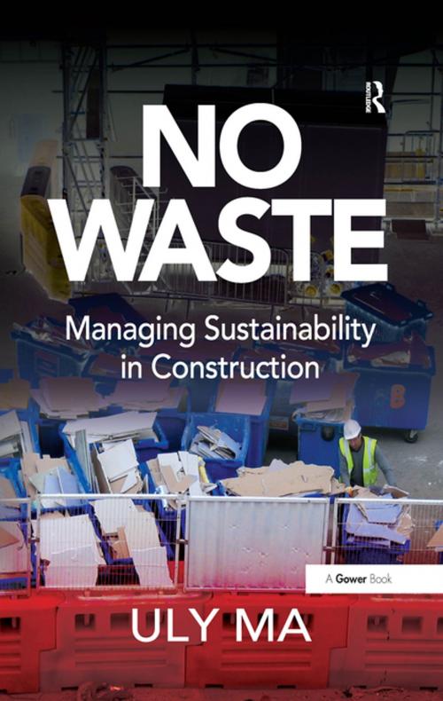 Cover of the book No Waste by Uly Ma, Taylor and Francis