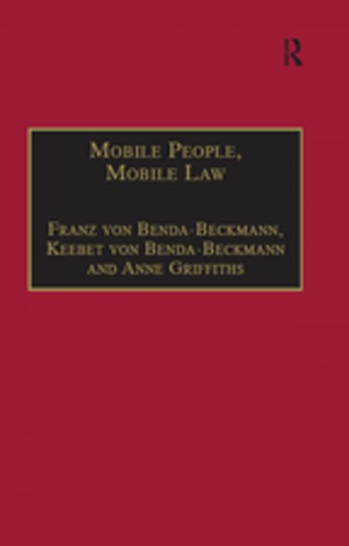 Cover of the book Mobile People, Mobile Law by Franz von Benda-Beckmann, Keebet von Benda-Beckmann, Taylor and Francis