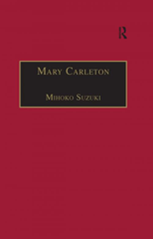 Cover of the book Mary Carleton by Mihoko Suzuki, Taylor and Francis