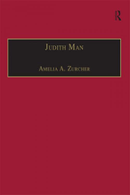 Cover of the book Judith Man by Amelia A. Zurcher, Taylor and Francis
