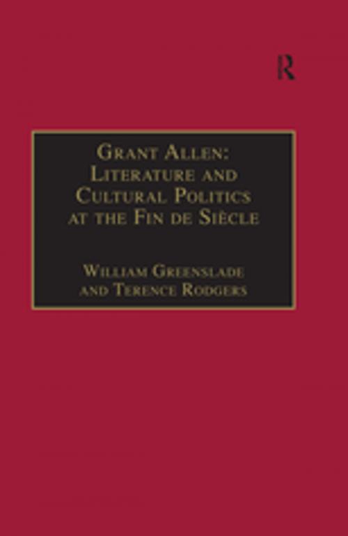 Cover of the book Grant Allen by Terence Rodgers, Taylor and Francis