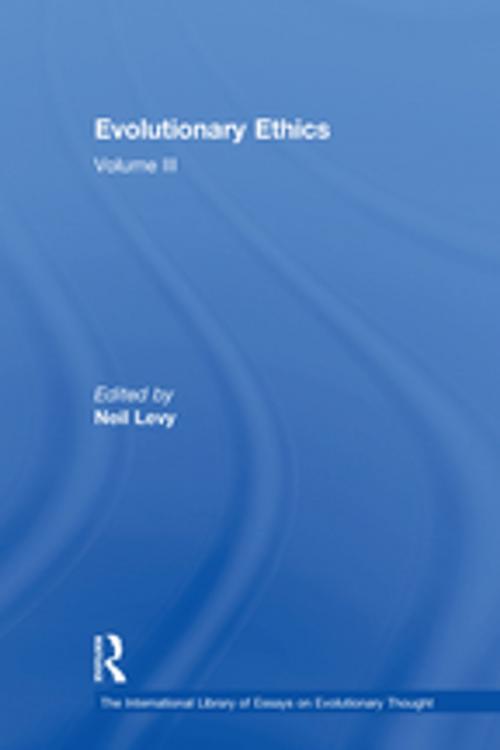 Cover of the book Evolutionary Ethics by , Taylor and Francis