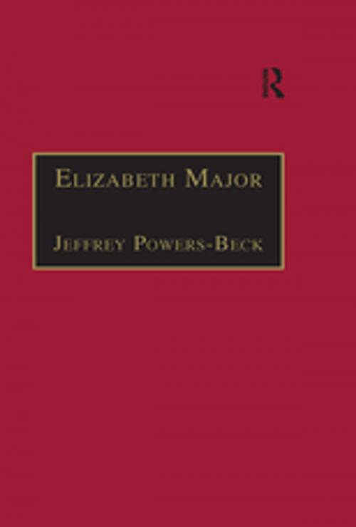 Cover of the book Elizabeth Major by Jeffrey Powers-Beck, Taylor and Francis
