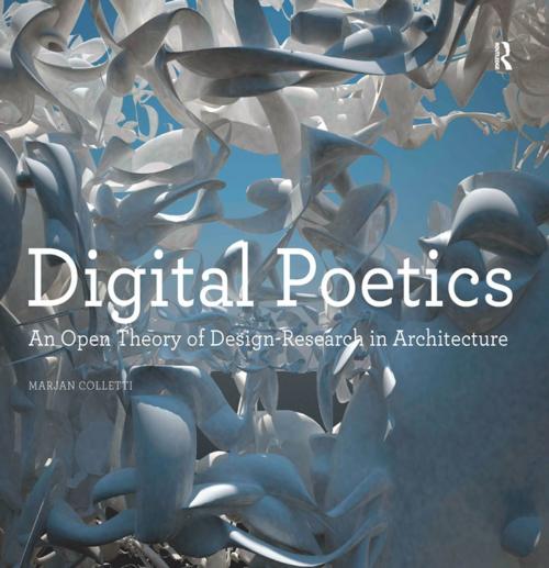 Cover of the book Digital Poetics by Marjan Colletti, Taylor and Francis