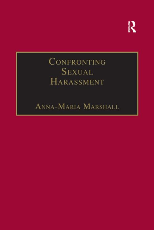 Cover of the book Confronting Sexual Harassment by Anna-Maria Marshall, Taylor and Francis