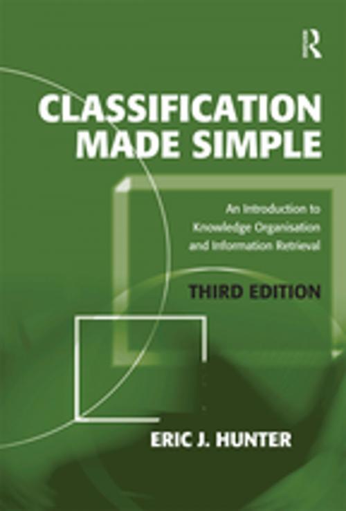 Cover of the book Classification Made Simple by Eric J. Hunter, Taylor and Francis