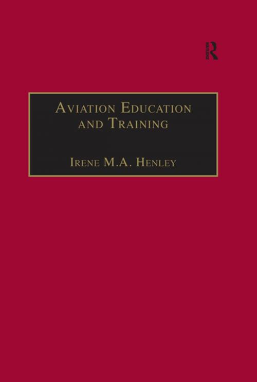 Cover of the book Aviation Education and Training by , CRC Press