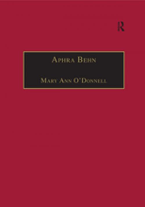 Cover of the book Aphra Behn by Taylor and Francis, Taylor and Francis