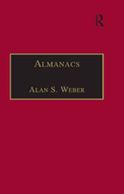 Cover of the book Almanacs by Alan S. Weber, Taylor and Francis