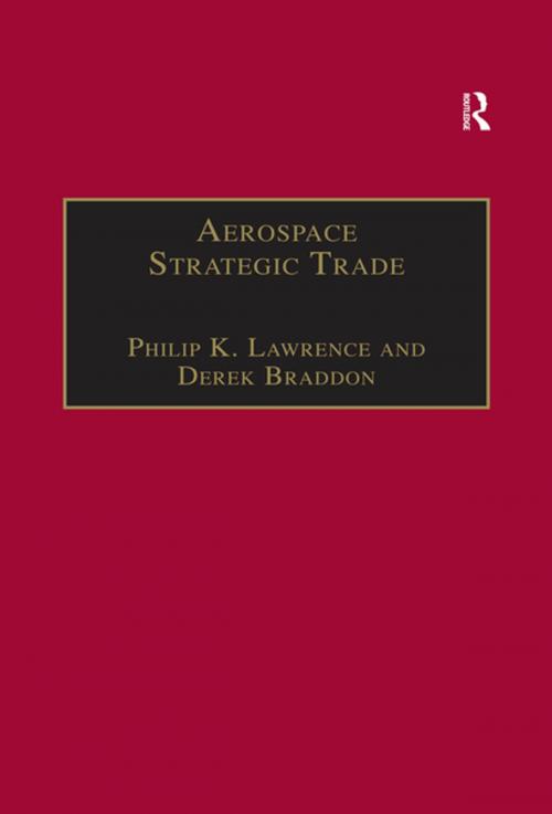 Cover of the book Aerospace Strategic Trade by Philip K. Lawrence, Derek Braddon, Taylor and Francis