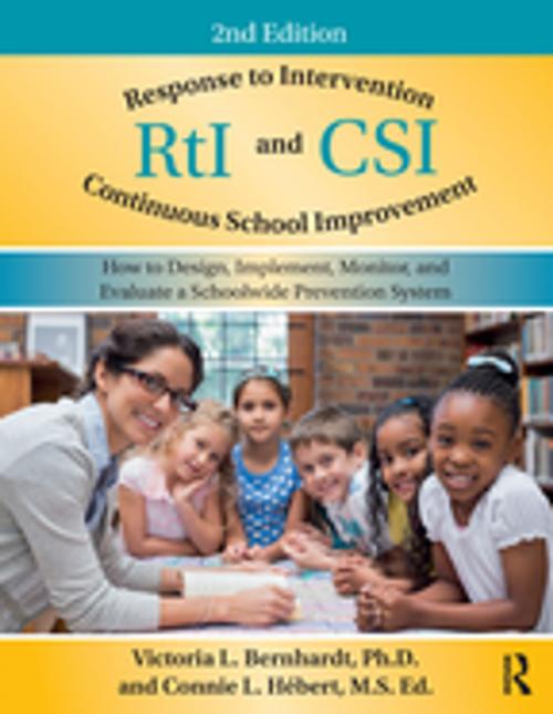 Cover of the book Response to Intervention and Continuous School Improvement by Victoria L. Bernhardt, Connie L. Hébert, Taylor and Francis