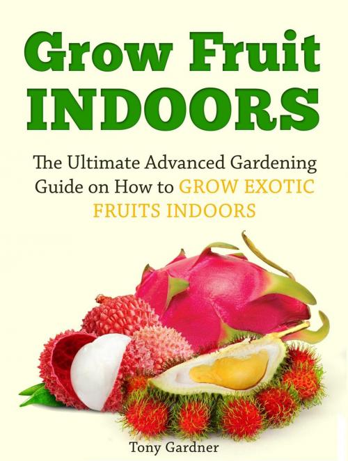 Cover of the book Grow Fruit Indoors: The Ultimate Advanced Gardening Guide on How to Grow Exotic Fruits Indoors by Tony Gardner, JVzon Studio