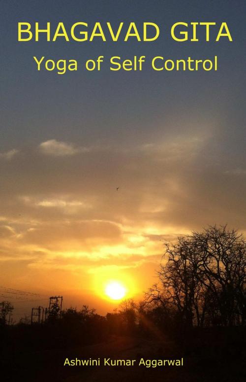 Cover of the book Bhagavad Gita Yoga of Self Control by Ashwini Kumar Aggarwal, Devotees of Sri Sri Ravi Shankar Ashram