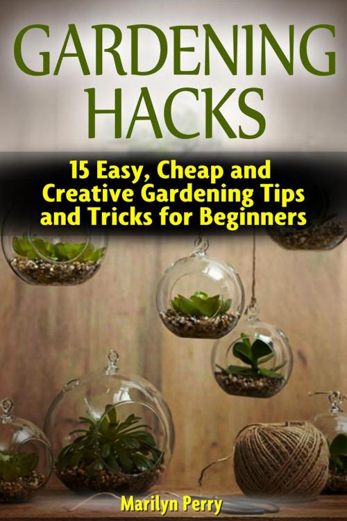 Cover of the book Gardening Hacks: 15 Easy, Cheap and Creative Gardening Tips and Tricks for Beginners by Marilyn Perry, Cloud 42 Solutions