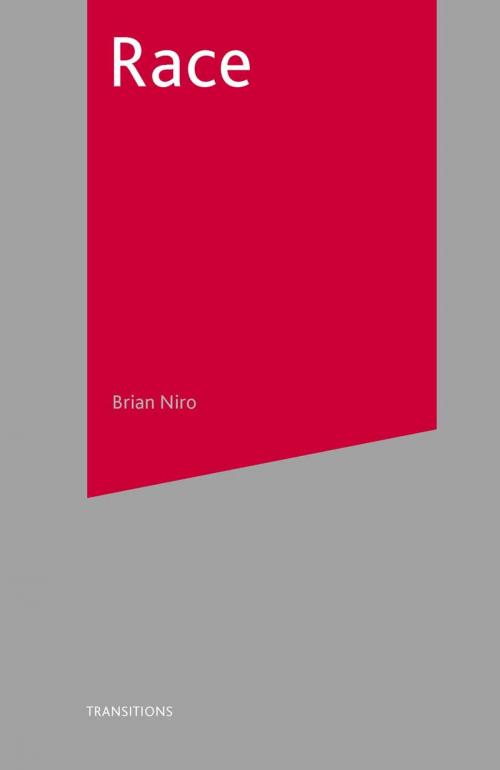 Cover of the book Race by Brian Niro, Macmillan Education UK
