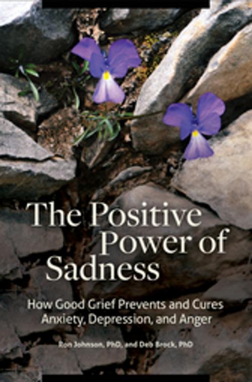 Cover of the book The Positive Power of Sadness: How Good Grief Prevents and Cures Anxiety, Depression, and Anger by Ron Johnson Ph.D., Deb Brock Ph.D., ABC-CLIO