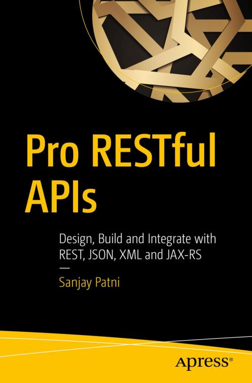 Cover of the book Pro RESTful APIs by Sanjay Patni, Apress