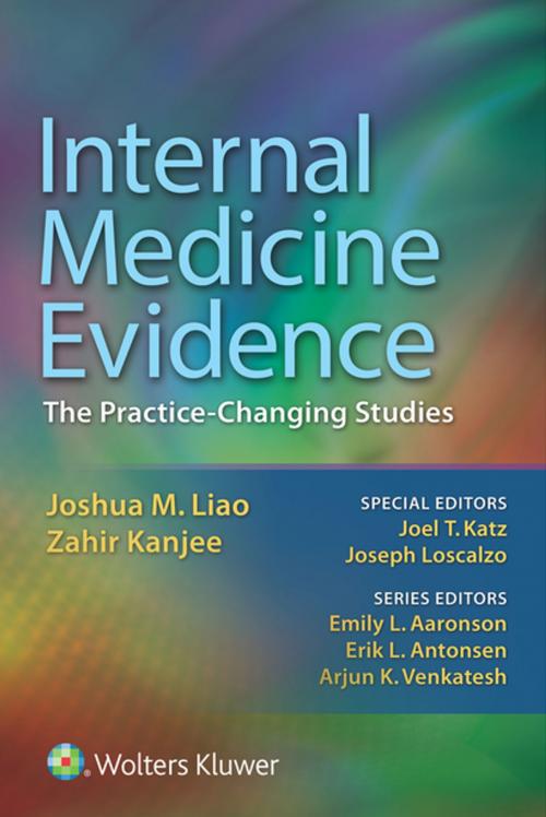 Cover of the book Internal Medicine Evidence by Joshua M. Liao, Zahir Kanjee, Wolters Kluwer Health