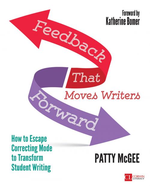 Cover of the book Feedback That Moves Writers Forward by Patty McGee, SAGE Publications