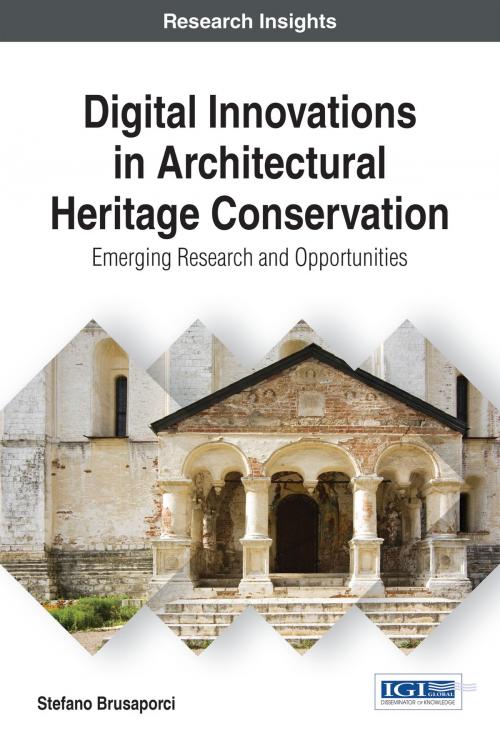 Cover of the book Digital Innovations in Architectural Heritage Conservation by Stefano Brusaporci, IGI Global