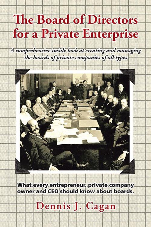 Cover of the book The Board of Directors for a Private Enterprise by Dennis J. Cagan, AuthorHouse