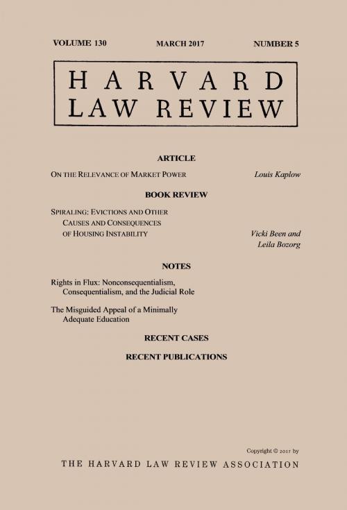 Cover of the book Harvard Law Review: Volume 130, Number 5 - March 2017 by Harvard Law Review, Quid Pro, LLC