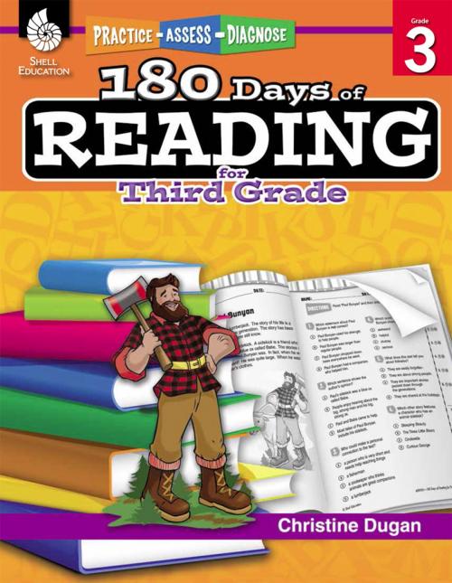 Cover of the book 180 Days of Reading for Third Grade: Practice, Assess, Diagnose by Dugan, Christine, Shell Education
