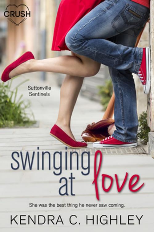Cover of the book Swinging at Love by Kendra C. Highley, Entangled Publishing, LLC