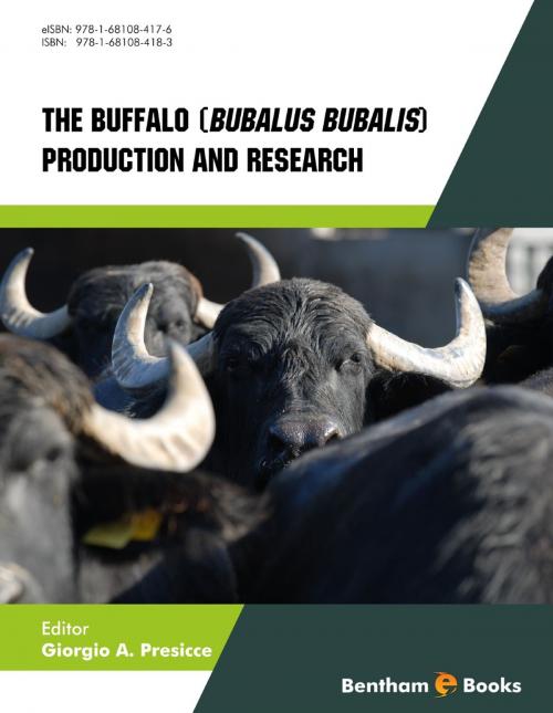 Cover of the book The Buffalo (Bubalus bubalis) - Production and Research by Giorgio  A. Presicce, Bentham Science Publishers