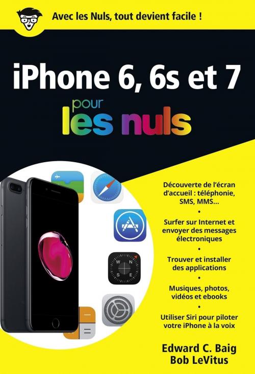 Cover of the book iPhone 6 et 6S et 7 ed iOS 10 poche pour les Nuls by Edward C. BAIG, Bob LEVITUS, edi8