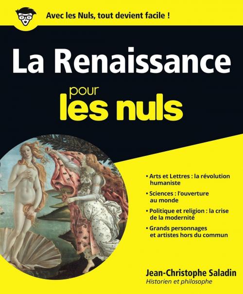 Cover of the book La Renaissance pour les Nuls by Jean-Christophe SALADIN, edi8