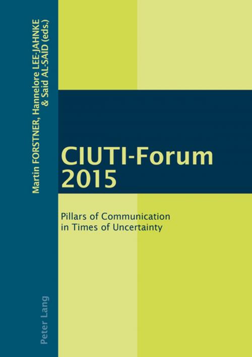 Cover of the book CIUTI-Forum 2015 by , Peter Lang